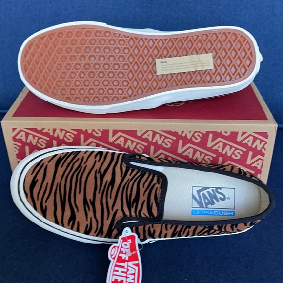 Vans Slip-On SF Animal Stripes Black/Marshmallow WMNS - Picture 4 of 16